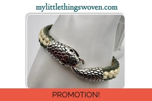 Men's Green & Cream Flat Bra..