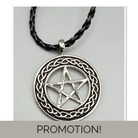 Men's Black Rope Pagan Penta..