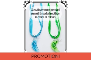 Murano Lamp-work Glass Cresc..