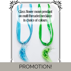 Murano Lamp-work Glass Cresc..