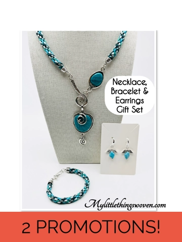 Turquoise Blue Necklace..