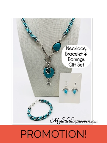 Turquoise Blue Necklace..