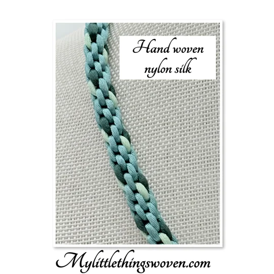 Turquoise Sun Star Pendant & Necklace Kumihimo Braid Cord Silver Plated