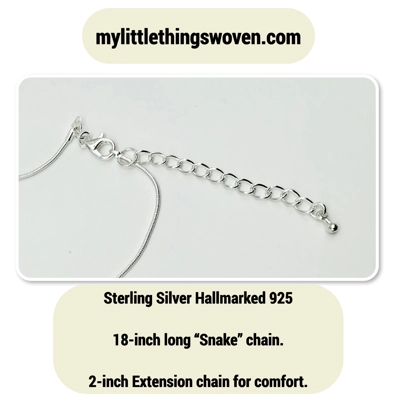 Mother Of Pearl Natural Sea Shell Pendant Shell Pendants on Sterling Silver Snake Chain