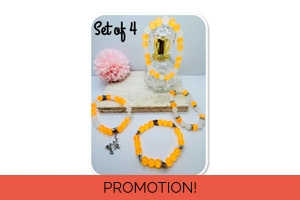 Agate Bracelets with Butterf..