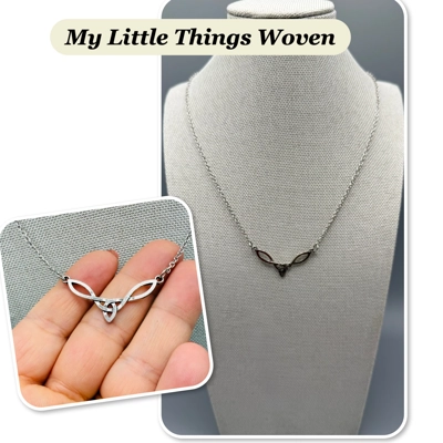 Silver Celtic Trinity Knot Pendant/Necklace - 18/20-inch Adjustable Silver Celtic Trinity Knot Pendant/Necklace - 18/20-inch Adjustable