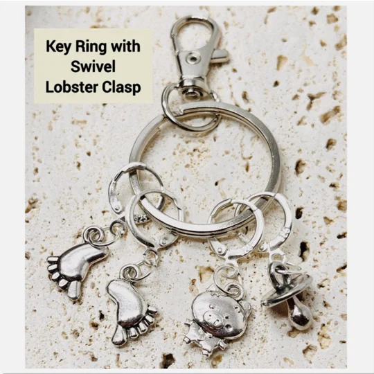 New Baby-theme Knitting and Crochet Stitch Markers With Gift Storage Bag