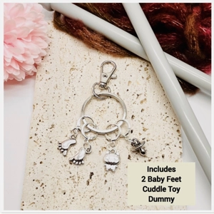 New Baby-theme Knitting and Crochet Stitch Markers With Gift Storage Bag