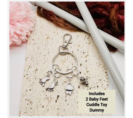 New Baby-theme Knitting and Crochet Stitch Markers With Gift Storage Bag