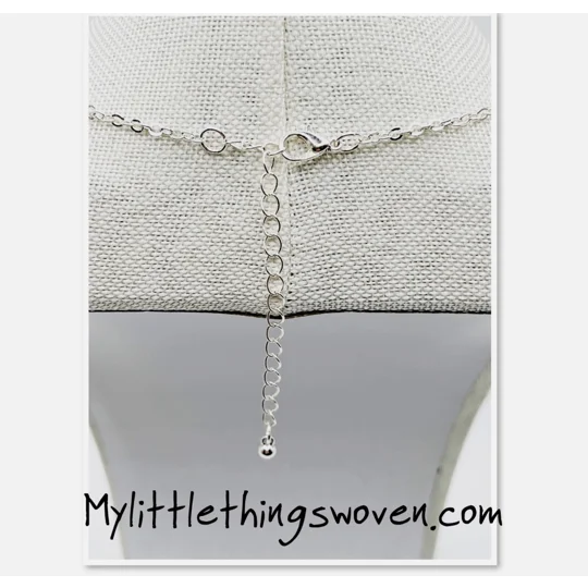 Silver Love Heart Key Lock Pendant and Necklace Diamanté Crystal