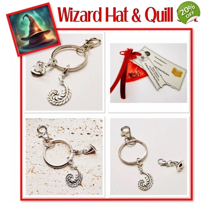 Magic Theme Stitch Markers Knitting and Crochet With Gift Bag