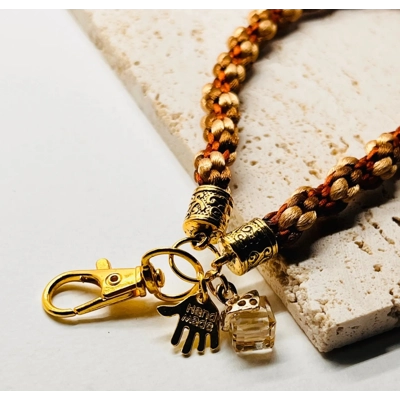 Phone Key bag Lanyard Wrist Strap With Universal Phone Tether Tab Pad Braided in 2 styles