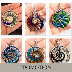 Round Multicoloured Murano G..