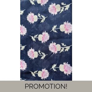Navy Thistle Scarf By B..
