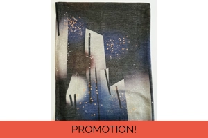 Blue and Black Abstract..