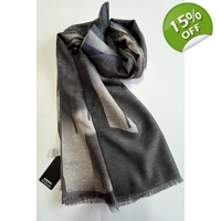 Blue and Black Abstract Prin..