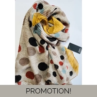 Multicoloured Spot print sca..