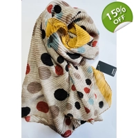 Multicoloured Spot print sca..