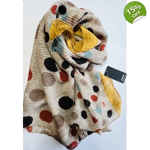 Multicoloured Spot print sca..