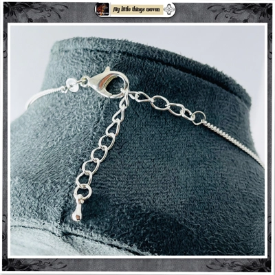 Terracotta and Cream Spiral Kumihimo Braid Necklace Real Silver, With extension chain.