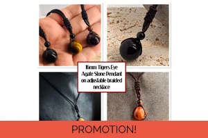 16mm Tiger Eye Agate Stone B..