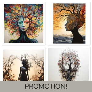 Pack of 4 Natural Earth..