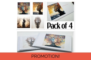 Pack of 4 Natural Earth..