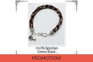 Brown Cord Bracelet wit..