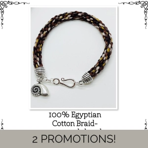 Brown Cord Bracelet wit..