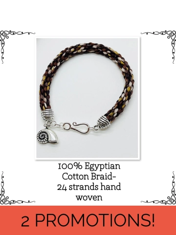 Brown Cord Bracelet wit..