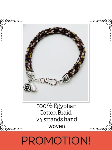 Brown Cord Bracelet wit..