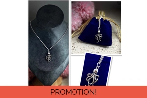 Octopus Pendant And  Necklac..