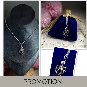Octopus Pendant And  Necklac..