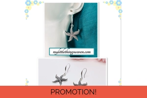Starfish Dangle Drop Earring..