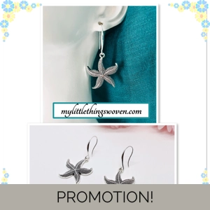 Starfish Dangle Drop Earring..