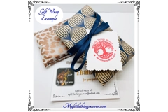 Grey Moon Pendant Necklace & Bracelet Magic Theme Braided kumihimo 2 Piece Set