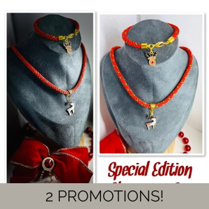 Red Christmas Reindeer Silk ..