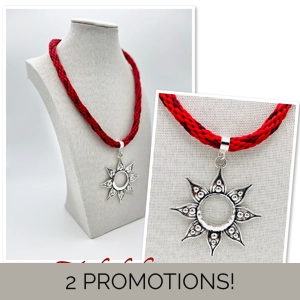 Large Flower Necklace & Pend..