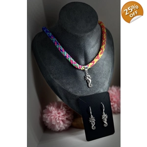 Seahorse Rainbow Neckla..