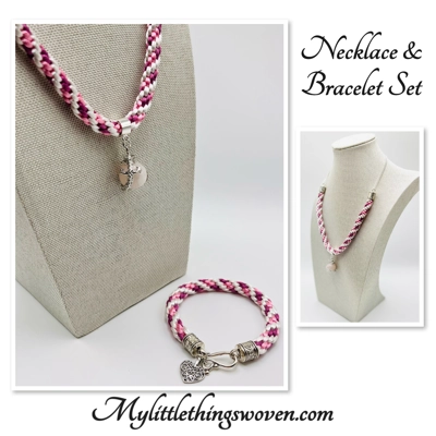 Dragon Necklace And Pendant And Matching Bracelet Pink 2 Piece Set Dragon Necklace And Pendant And Matching Bracelet Pink 2 Piece Set