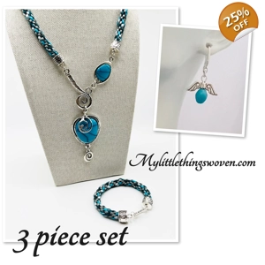Turquoise Blue Necklace..