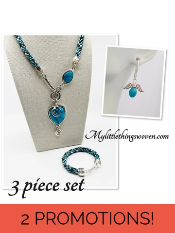 Turquoise Blue Necklace..