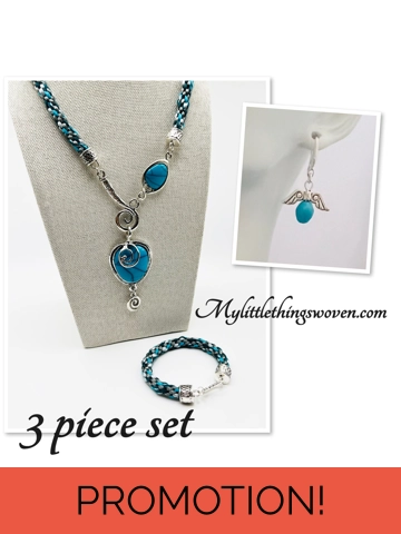 Turquoise Blue Necklace..