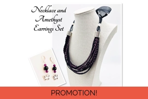 Black & Purple Multi-strande..