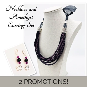 Black & Purple Multi-strande..