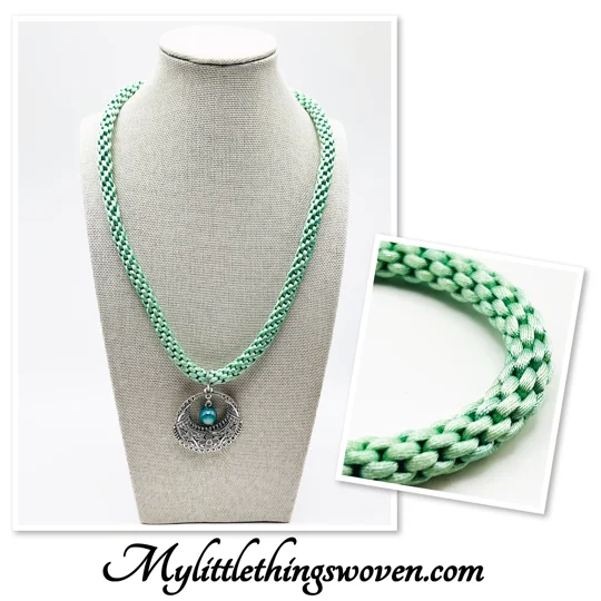 Green Agate Necklace and Earrings Jewellery Set