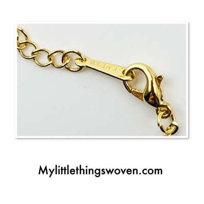 18k Yellow Gold Plated Asymmetrical Amethyst Necklace 24" in Velvet Gift Box NEW