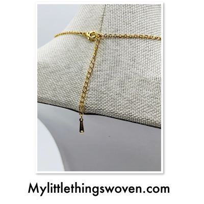 18k Yellow Gold Plated Asymmetrical Amethyst Necklace 24" in Velvet Gift Box NEW