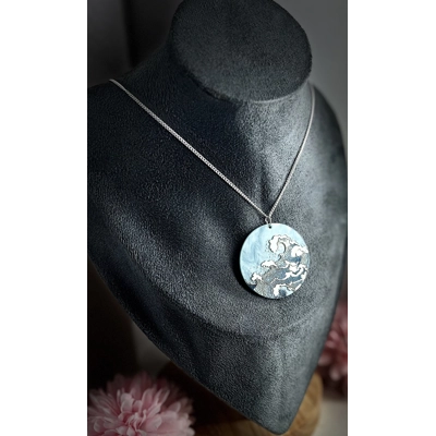 The Great Wave Off Kanagawa Necklace & Pendant in Sterling Silver or 18k Gold Plated The Great Wave Off Kanagawa Necklace & Pendant in Sterling Silver or 18k Gold Plated