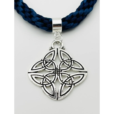 Blue Quaternary Celtic Cross Necklace & Pendant + Bracelet 2 piece set Handmade Blue Quaternary Celtic Cross Necklace & Pendant + Bracelet 2 piece set Handmade